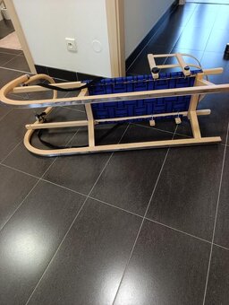 Dřevěné dětské sáňky/sáně - 3