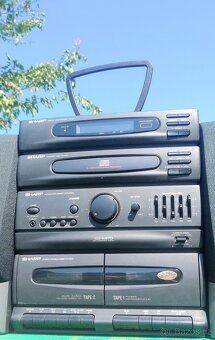 Hifi věž SHARP CD-S370H – trojkombinace CD-rádio-double tape - 3