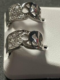 Stříbrné náušnice se zirkony elegantní - 3