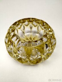 Popelník broušený citrínový - 3