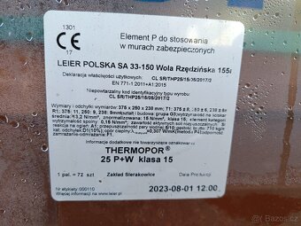 Cihly Thermopor 25 P+D P15, 25kč/ks - 3
