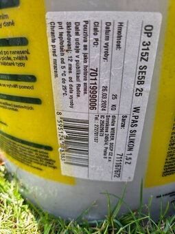 Silikonové omítky Weber SE5B, zrnitost 1,5mm - 3