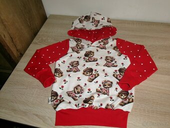 Nová mikina s kapucí vel.110 - 3