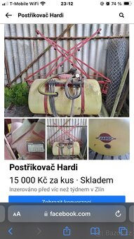 Postřikovač Hardi - 3
