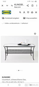 Stůl konferenční, stolek do obývacího pokoje, IKEA - 3
