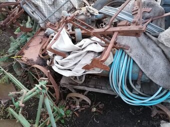 Náprava škoda 606, vrátek, retro-kompresor, pluh - 3