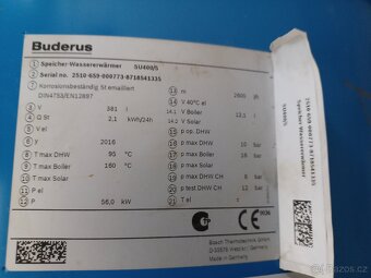 Buderus 400l - 3