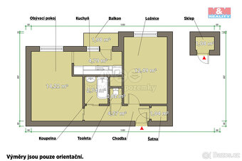 Prodej bytu 2+kk, 42 m², Plzeň, ul. Křimická - 3