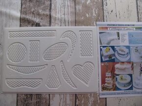 CelShapes - plast.forma-Mřížka na cukrářské tvoření - 3