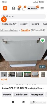 Amica SPA 6110 TLW Skleněný příklop 60cm - 3