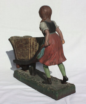 Socha soška figura figurka terakota cca rok 1920 - 3