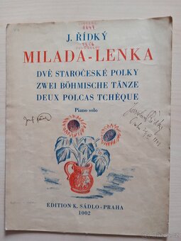 JAROSLAV ŘÍDKÝ – kolekce not - 3