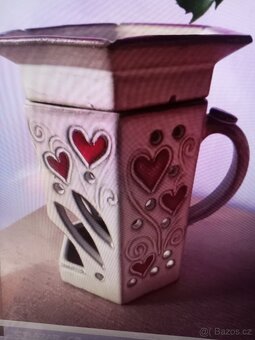 Nová aromalampa keramika + 2 oleje zdarma - 3