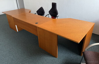 Velký kancelářský stůl / rohová sestava – 400 x 120 cm - 3