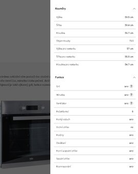 Elektrická trouba beko - 3