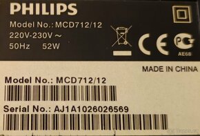 Mikro systém Philips MCD712,plně funkční - 3