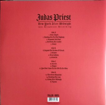 2LP JUDAS PRIEST - New York After Midnight,zelepené) - 3