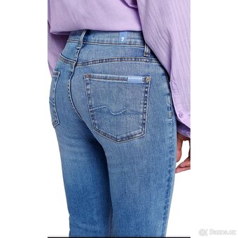 7 For All Mankind v.26 džíny High waist skinny - 3