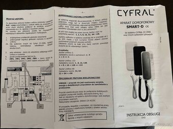 Domofon CYFRAL SMART D černý digitální domovní telefon - 3