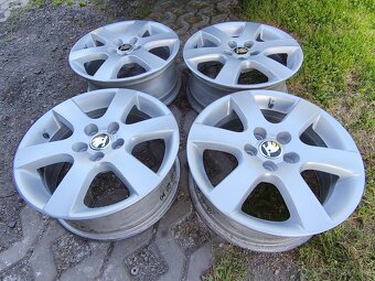 ALU disky 5x100 R15 Škoda Fabia 1,2 Romster,VW - 3