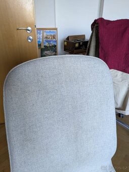 židle IKEA LÅNGFJÄLL (potah „GUNNARED“ – béžová/černá) - 3