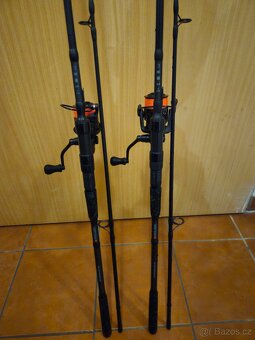 Prodám 2× prologic c.o.m. 2,7/2,5 lb + 2okuma feder 40 - 3