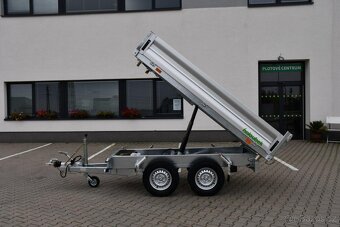 Třístranný sklápěcí přívěs do 2700 kg 2,6m ELEKTOHYDRAULIKA - 3