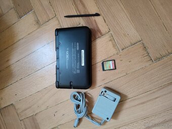 Nintendo 3DS LL černé - TOP STAV - 3