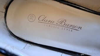 Černé lodičky-lakovky Clara Barson,vel.39 - 3