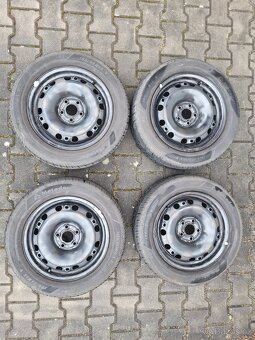 Plechová kola s pneu 195/55 R15 - 3