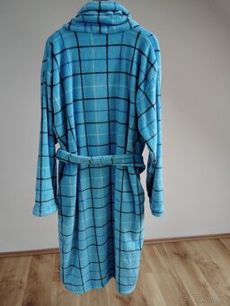 Modrý dámský župan velikost XL - XXL - 3
