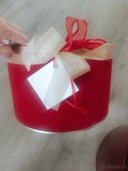 Dárkové plechové dózy průměr 25 cm - 3