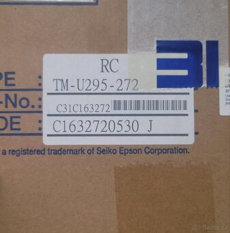 Pokladní tiskárna EPSON TM-U295 bílá - 3