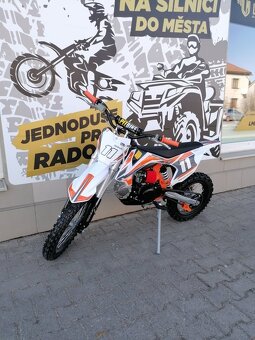 Pitbike Shark 125ccm 17x14 oranžová - 3