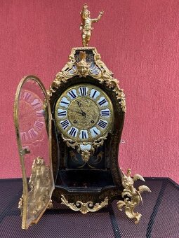 Velké 98 cm hodiny bule 18 století. - 3