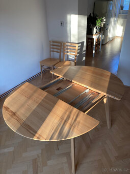 Jídelní stůl a židle masiv buk - 3