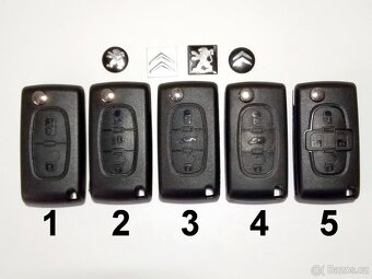 obal klíče Peugeot , Boxer, Expert, Partner, Bipper, 307, - 3