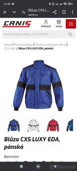 Pánská pracovní blůza Luxury Eda vel. 182 cm - 3