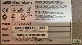 Prodám AlliedTelesyn AT-GS950/24 - 3