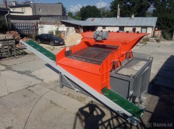 Mobilní třídička,třídička zemin dopravnikem - 3