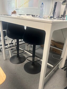 Barový stůl ikea Eledalen + 4 židle - 3