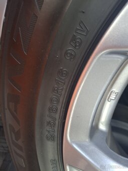Alu kola Mazda, 215/60 R16, letní pneu - 3