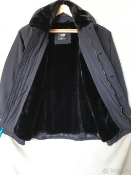Pánská zimní černá bunda parka vel. 52/L - 3