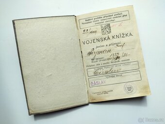 Vojenská knížka Pěší pluk 21 Čáslav 1923 Česká Lhotice - 3