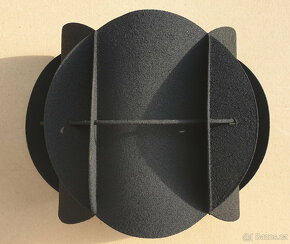 Černé kovové nástěnné světlo DUTCHBONE Corridor - 3