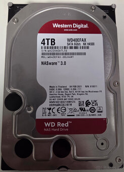Pevné disky HDD Seagate, WD 4-8TB, záruka - 3