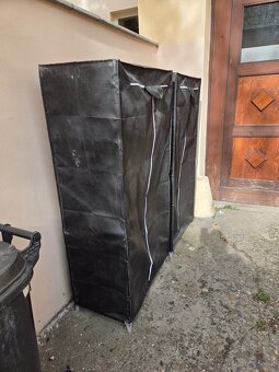 Dvě textilní skříně 75 x 160 x 46 cm - 3