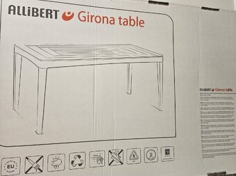 Zahradní stůl Allibert Girona 90x160 cm - 3