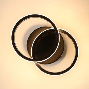 Moderní LED svítidlo - bílé/černé - 3