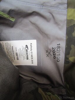 Vojenské goratexové kalhoty AČR,modernizované.ECWCS. - 3